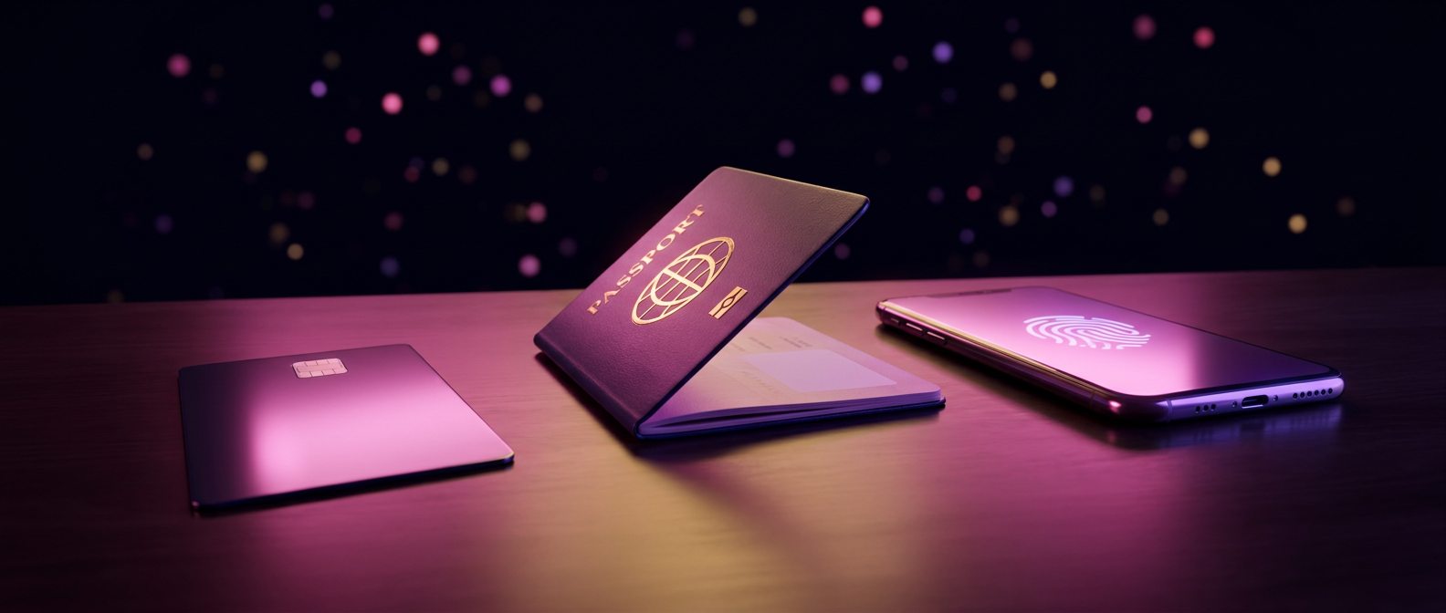 Weryfikacja tożsamości KYC w NV Casino - dokument i smartfon